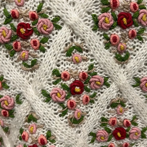 Floral Knit Sweater - Picture 3 of 5